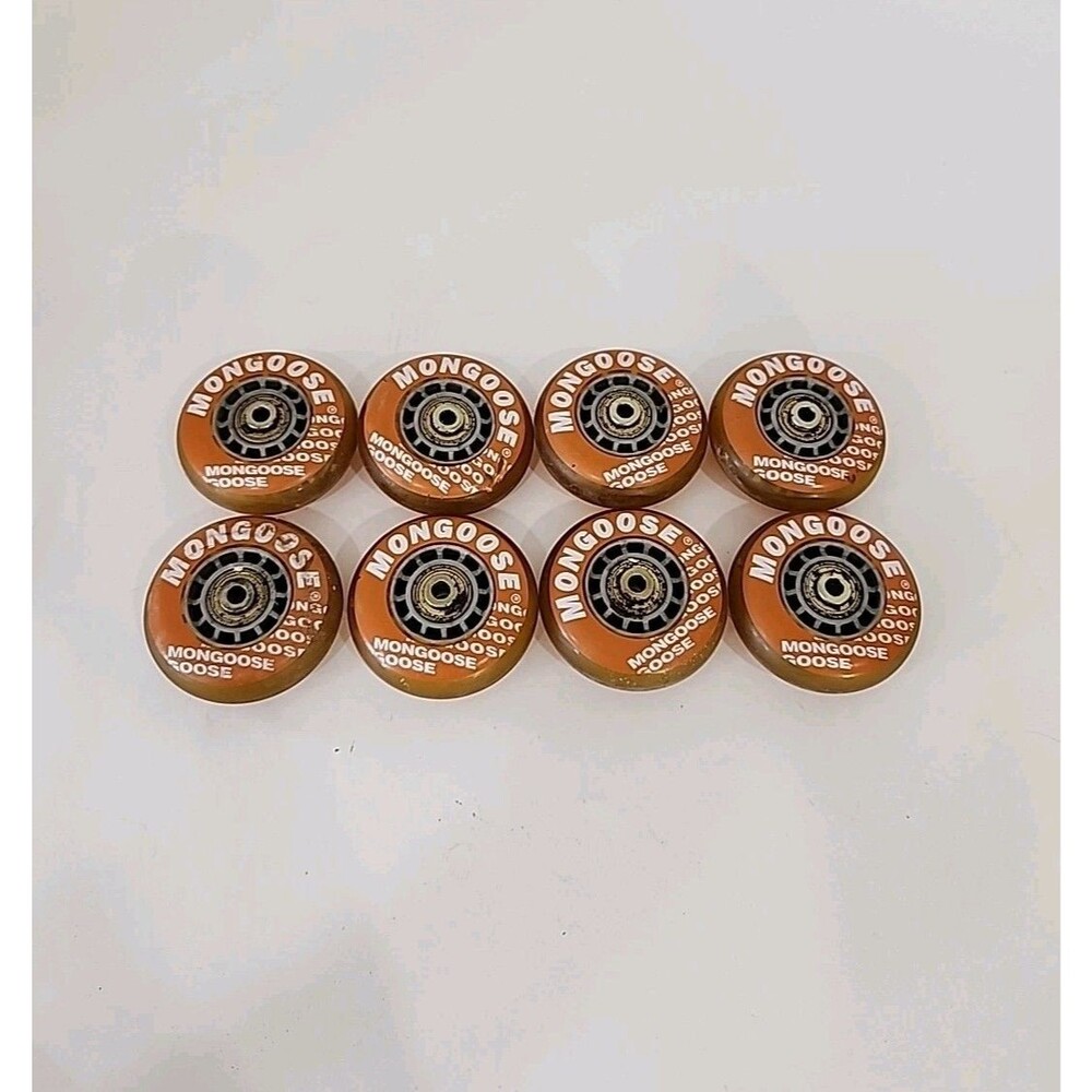 Mongoose Wheels Indoor/Outdoor Rollerblades Wgeels Replacement Used SEE PICTURE